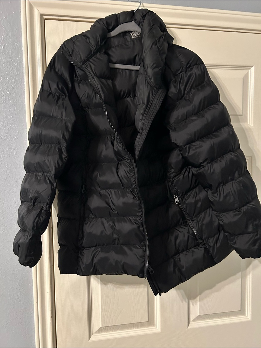 32 Degrees Women's Black Quilted Puffer Jacket